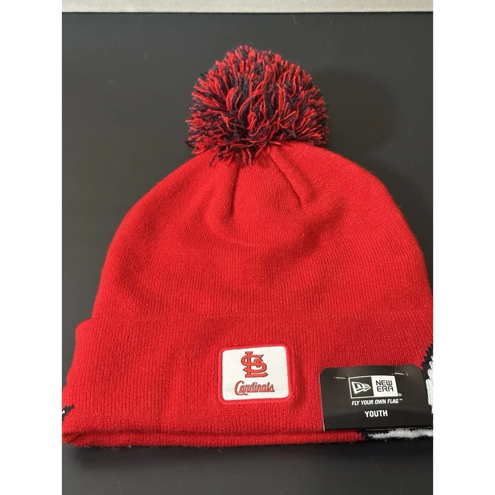 New Era St Louis Cardinals Beanie Size‎ Youth Nwt